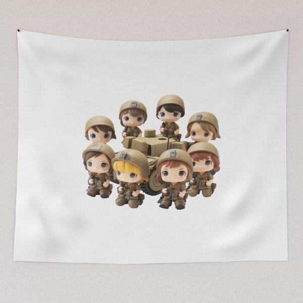 Item preview, Girls Military Chibi Dolls Plattoon - Ready For Battle designed and sold by TVBArchive.