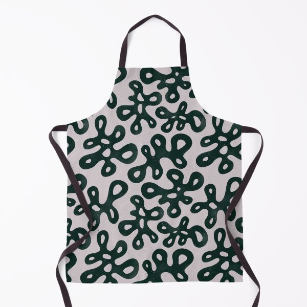 Item preview, Splatter blobs, organic shapes in deep green designed and sold by ChloesNook.