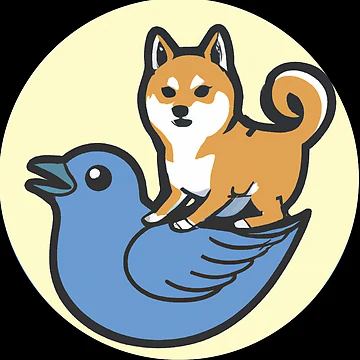 Artwork thumbnail, Doge Riding Twitter by FunGuru