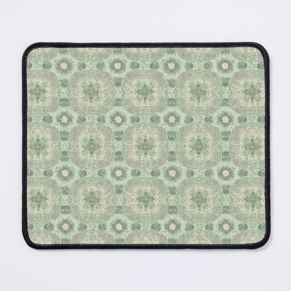 Item preview, A soft green mandala pattern designed and sold by soulfulfaces.