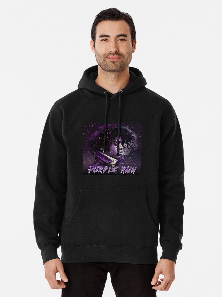 Purple best sale rain hoodie