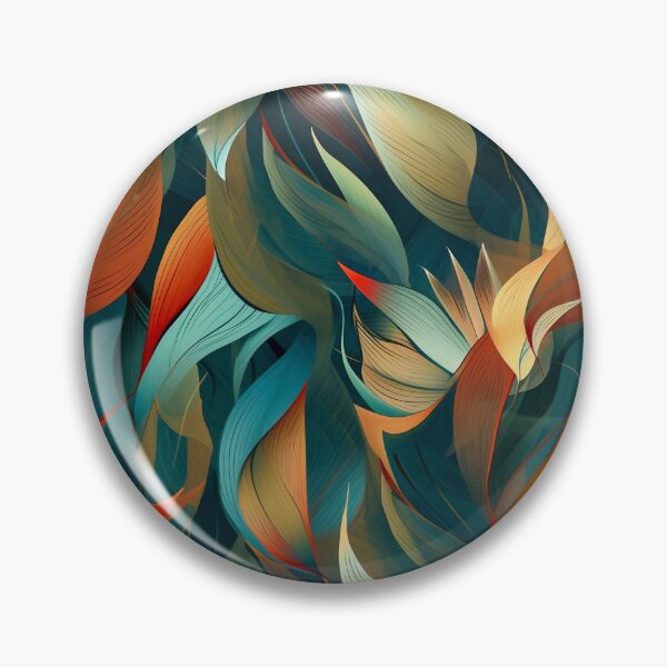 Item preview, Blue and grean abstract organic pattern designed and sold by DyliDaily.