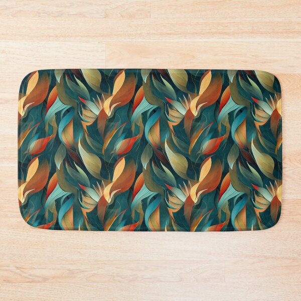Item preview, Blue and grean abstract organic pattern designed and sold by DyliDaily.