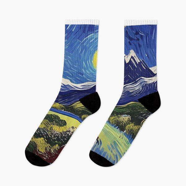Item preview, Mountain against a full moon night sky, impasto, Ai Generated Art  designed and sold by ACC .