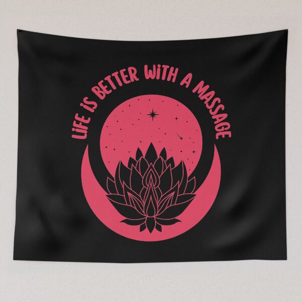 Item preview, life is better with a massage designed and sold by Awab-Store.