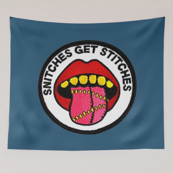Item preview, snitches get stitches designed and sold by si3iy.