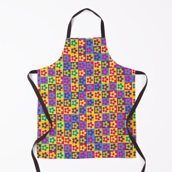 Item preview, Checkered Flower Seamless Patterns designed and sold by backham-design.
