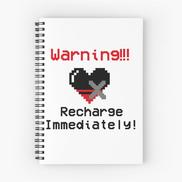 Item preview, Warning Low Energy by Aki designed and sold by MuseOfMeow.