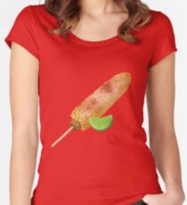 Elote Fitted Scoop T-Shirt