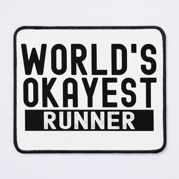 Item preview, World's Okayest Runner designed and sold by Stuffspot.