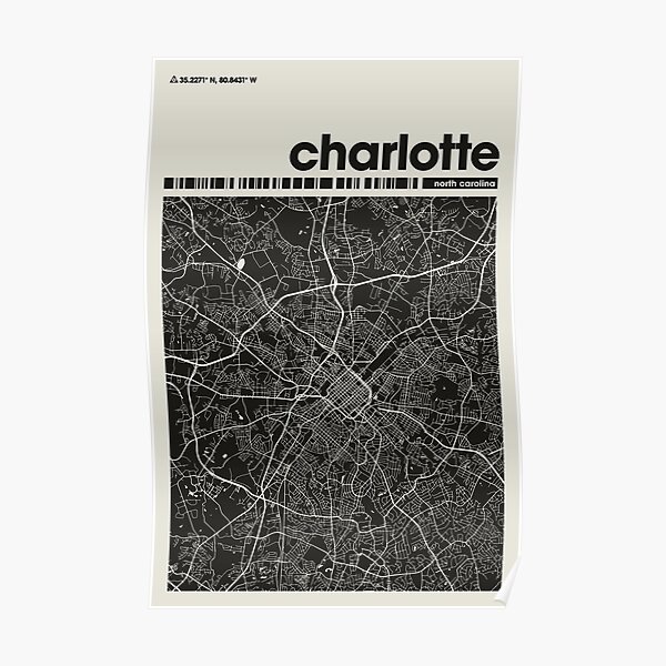 Charlotte Map, North Carolina - GIS Geography