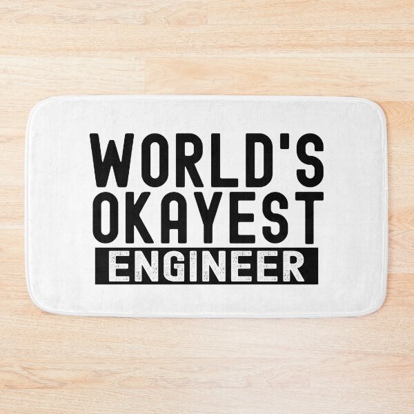 Item preview, World's Okayest Engineer designed and sold by Stuffspot.