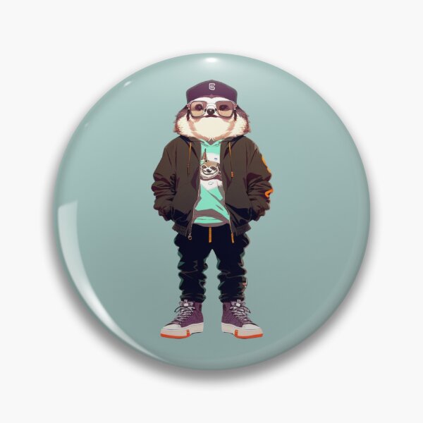 Artikelvorschau, Hipster Sloth V28 entworfen und verkauft von HipsterAnimals.