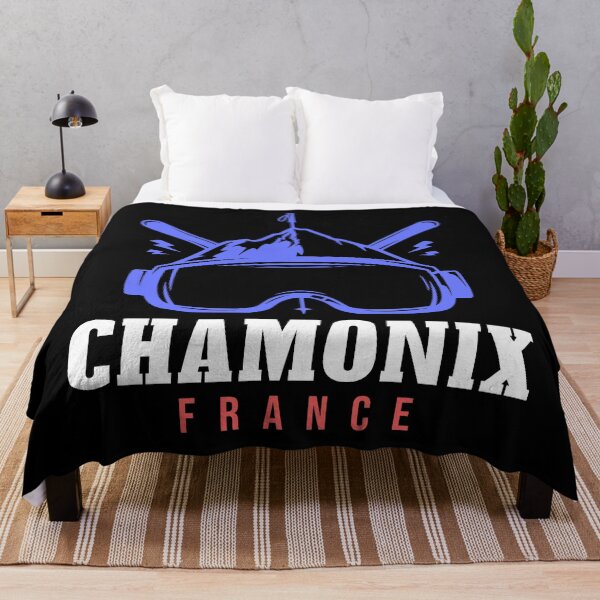 Item preview, Chamonix France Ski Resort Retro Skiing designed and sold by JackCurtis1991.