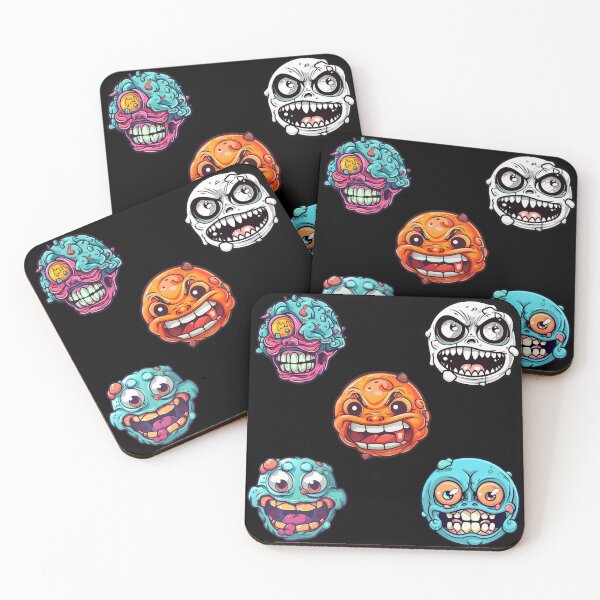 Item preview, Cartoon Crazy Face Ball, Wacky Madballs, Funny Balls designed and sold by DeRosa3DDesigns.