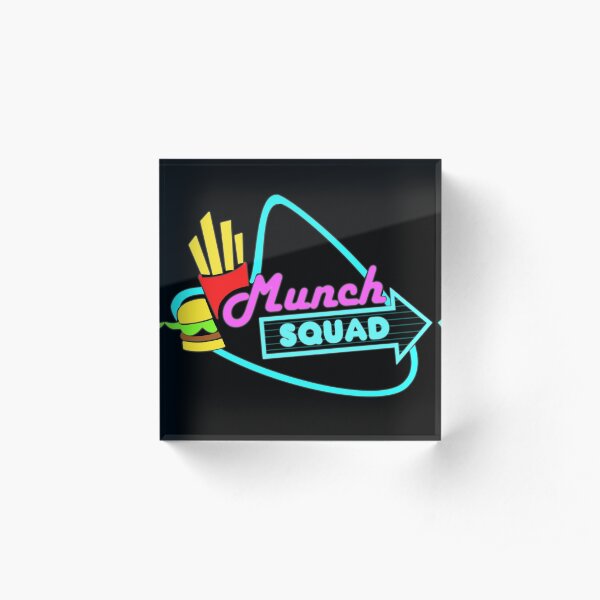 I Wanna Munch (squad) Acrylic Block