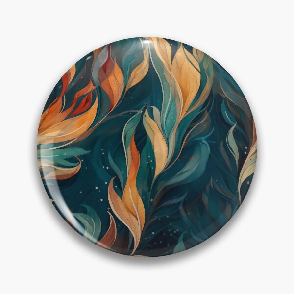 Item preview, Water blue and grean abstract organic pattern designed and sold by DyliDaily.