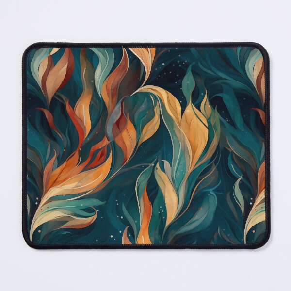 Item preview, Water blue and grean abstract organic pattern designed and sold by DyliDaily.