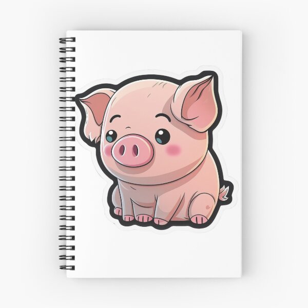 Item preview, cute pig sticker designed and sold by OKR1M.