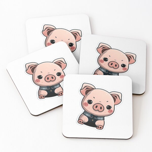 Item preview, cute pig sticker designed and sold by OKR1M.