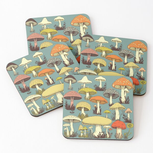 Item preview, Retro Mushroom Tile 3 designed and sold by keenaesthetic.