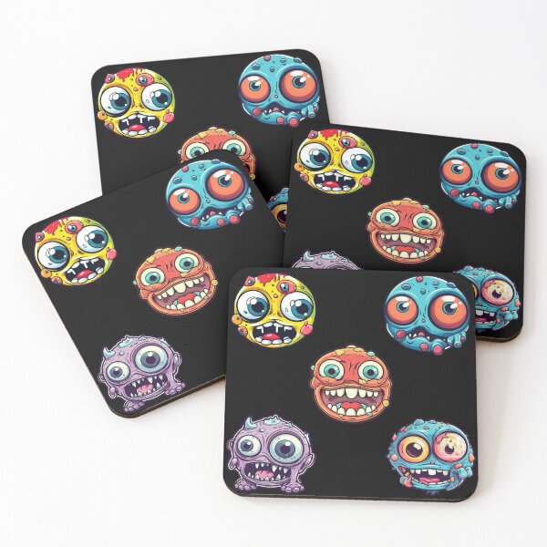 Item preview, Cartoon Crazy Face Ball, Wacky Madballs, Funny Balls designed and sold by DeRosa3DDesigns.