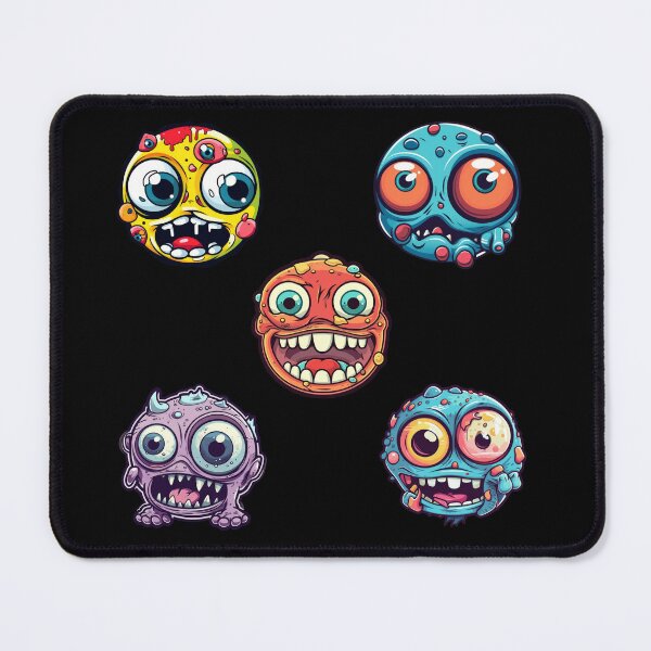 Item preview, Cartoon Crazy Face Ball, Wacky Madballs, Funny Balls designed and sold by DeRosa3DDesigns.