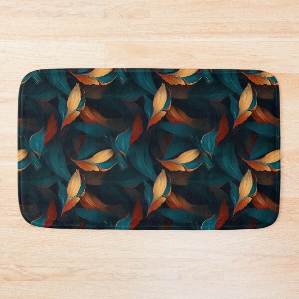Item preview, Dark water blue and grean abstract organic pattern designed and sold by DyliDaily.