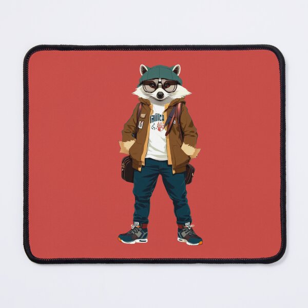 Item preview, Hipster Racoon V29 designed and sold by HipsterAnimals.