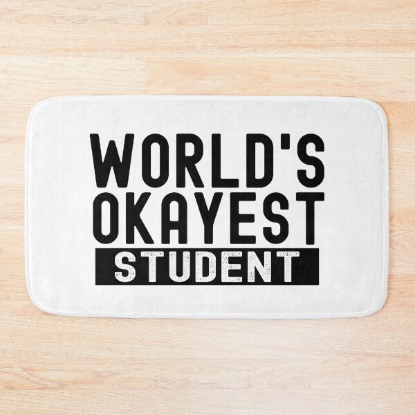 Item preview, World's Okayest Student designed and sold by Stuffspot.