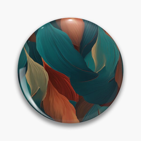 Item preview, Ground blue and grean abstract organic pattern designed and sold by DyliDaily.