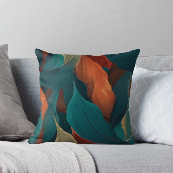 Item preview, Ground blue and grean abstract organic pattern designed and sold by DyliDaily.