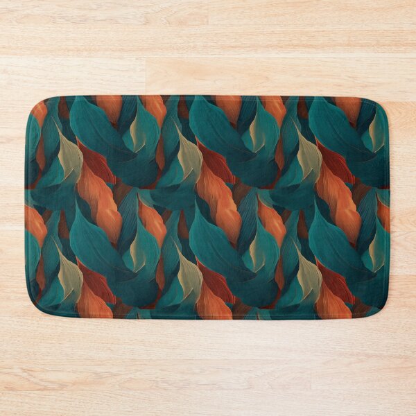 Item preview, Ground blue and grean abstract organic pattern designed and sold by DyliDaily.