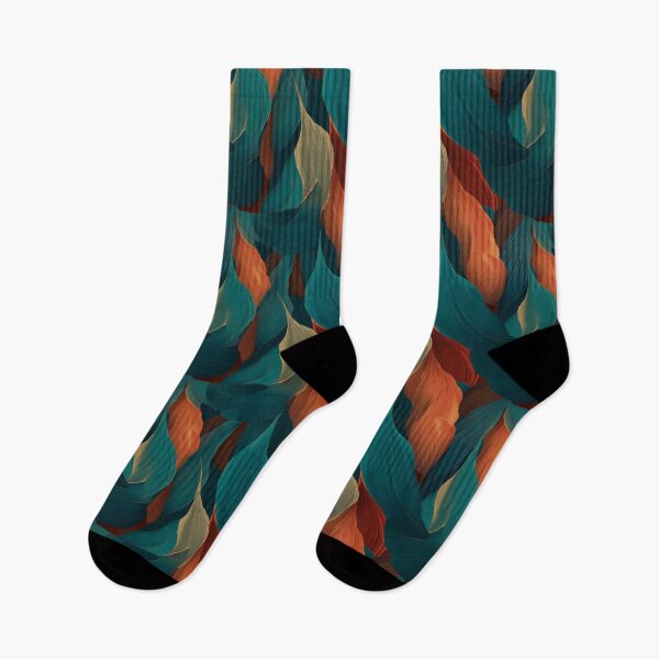 Item preview, Ground blue and grean abstract organic pattern designed and sold by DyliDaily.