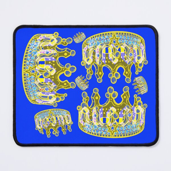 Item preview, QUEENS CROWN BLUE designed and sold by GIVENGRACE.ART.