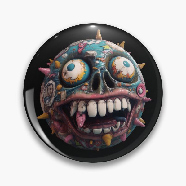 Item preview, Crazy Face Ball, Scary Madball, Nightmare Ball designed and sold by DeRosa3DDesigns.