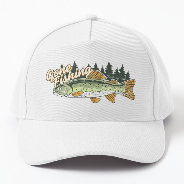 Trout Fishing Hobby Vintage Baseball Cap