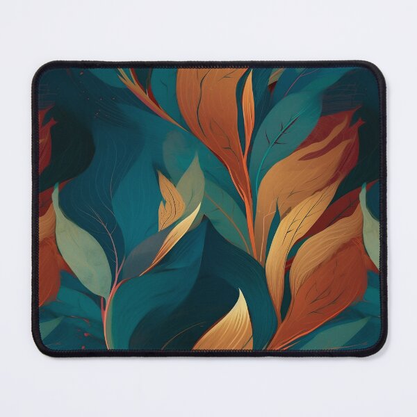 Item preview, Forest blue and grean abstract organic pattern designed and sold by DyliDaily.