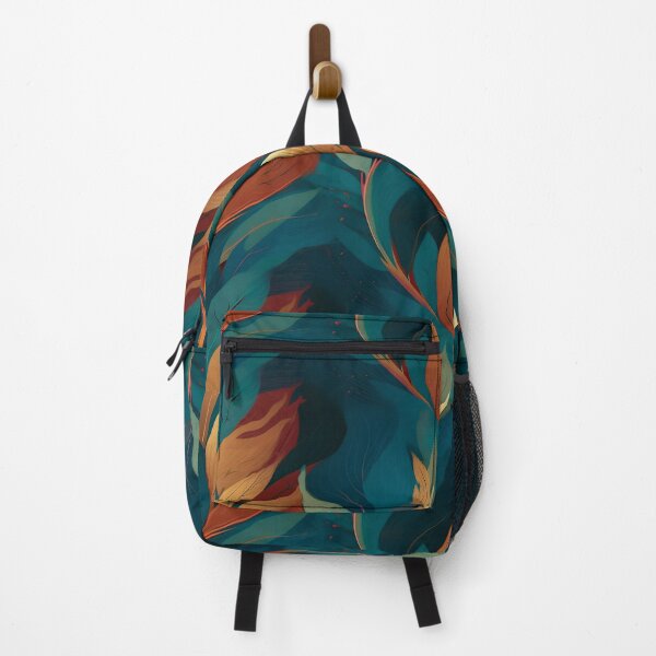 Item preview, Forest blue and grean abstract organic pattern designed and sold by DyliDaily.