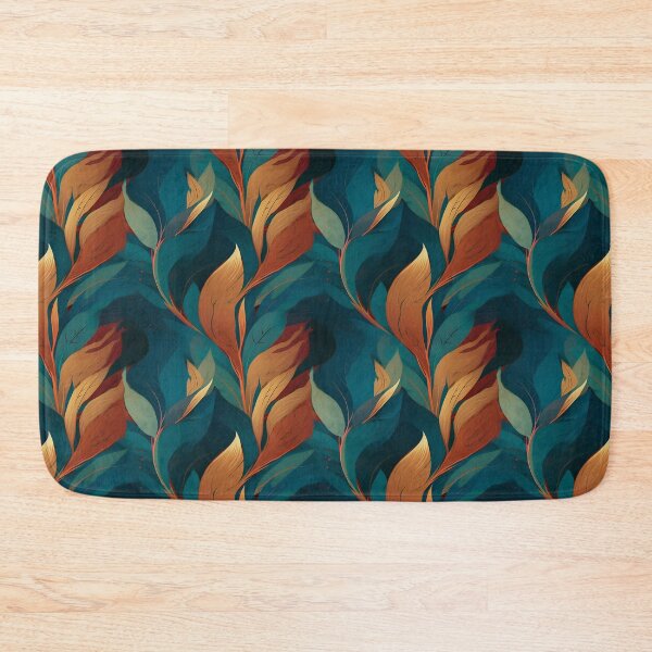 Item preview, Forest blue and grean abstract organic pattern designed and sold by DyliDaily.