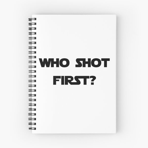 Item preview, Who shot first? designed and sold by WhatTeeFox.