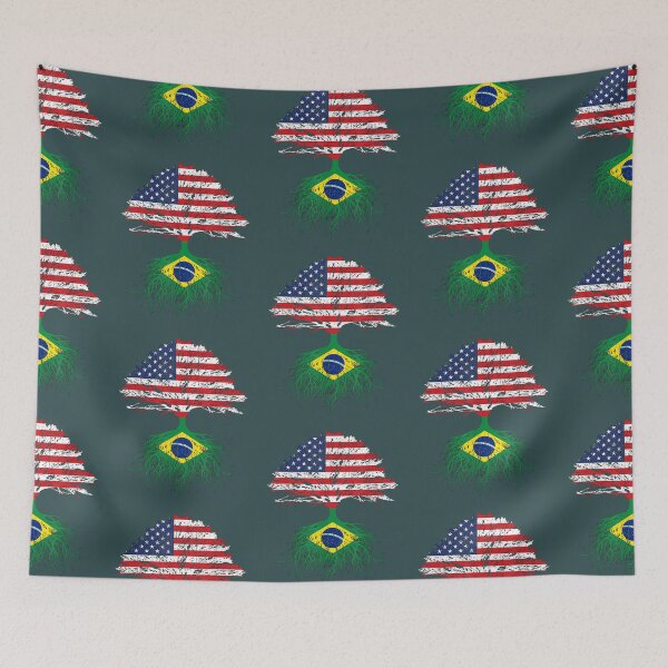 Item preview, brazil brasil roots american grown shirt for men women kids men designed and sold by ZackYanez.