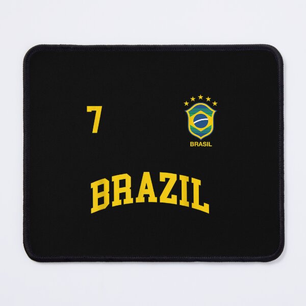 Item preview, brazil t shirt number 7 back brazilian soccer team shirt men designed and sold by ZackYanez.