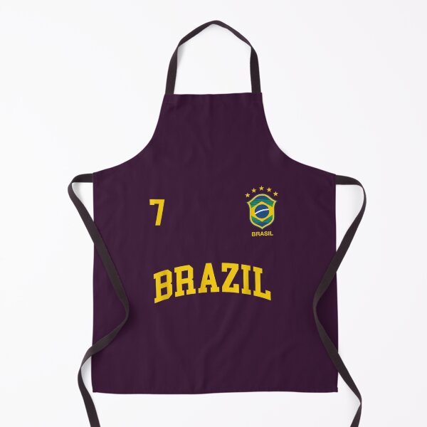 Item preview, brazil t shirt number 7 back brazilian soccer team shirt men designed and sold by ZackYanez.