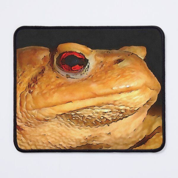 Item preview, Common European Toad Bufo Bufo Black Outline Art designed and sold by taiche.