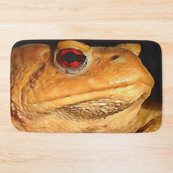 Item preview, Common European Toad Bufo Bufo Black Outline Art designed and sold by taiche.