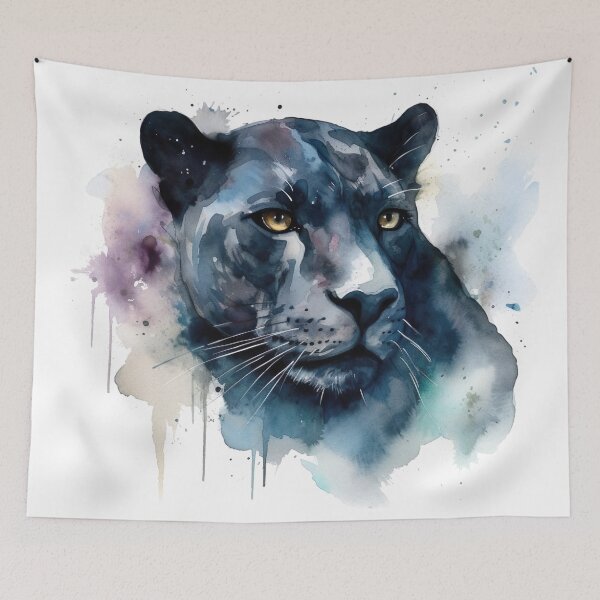 Item preview, Watercolor Wash Panther designed and sold by Matt's Artificial Nature.