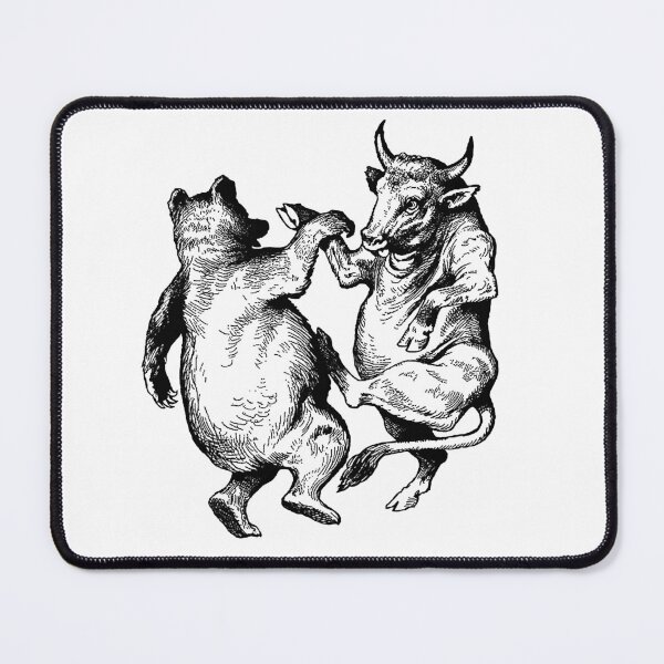 Item preview, Bull and Bear designed and sold by glasslion.