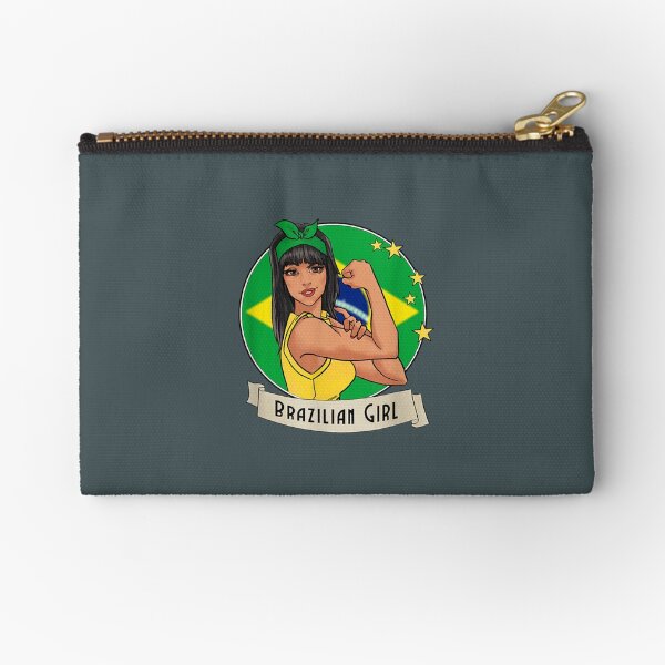 Item preview, brazilian girl brazil flag brasil designed and sold by ZackYanez.