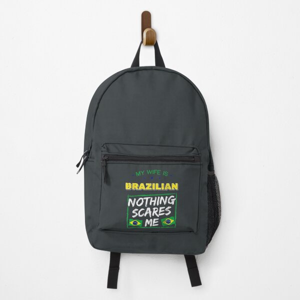 Item preview, my wife is brazilian brazil heritage roots flag pride designed and sold by ZackYanez.
